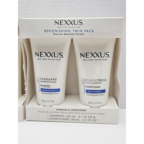 4 Nexxus Therappe shampoo & Humectress Conditioners Caviar Complex 5.1oz NIP - Picture 2 of 6